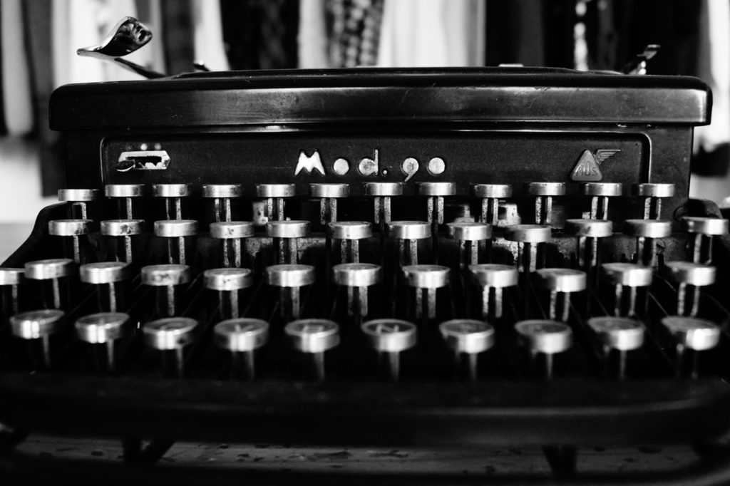 old typewriter